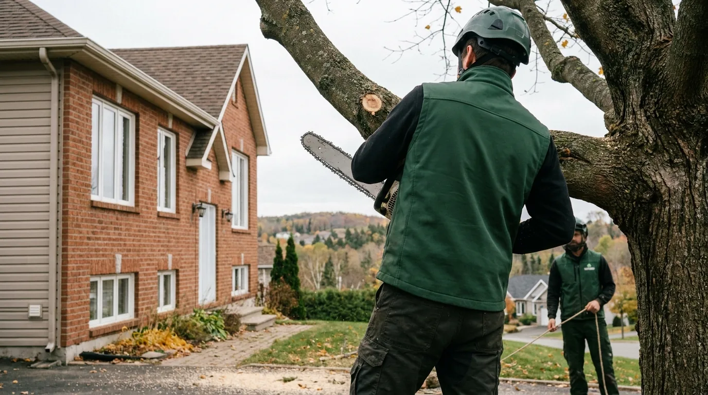 Abattage d'arbre : faut-il un permis municipal au Québec ? (Sherbrooke)
